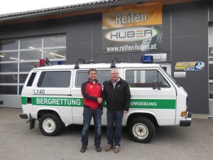 Robert SCHWAIGER (BR Wattens) und Albert SCHLÖGL (GF Reifen Huber)